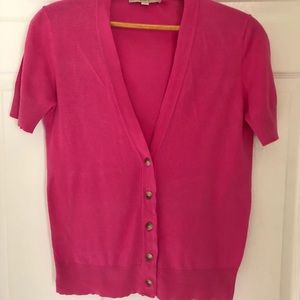 Short sleeve Loft cardigan.